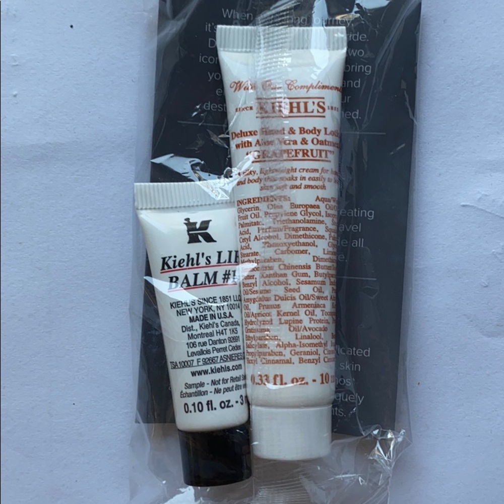 Kiehl’s Lip Balm and Lotion Travel Duo